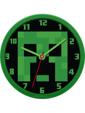 Reloj de pared Minecraft