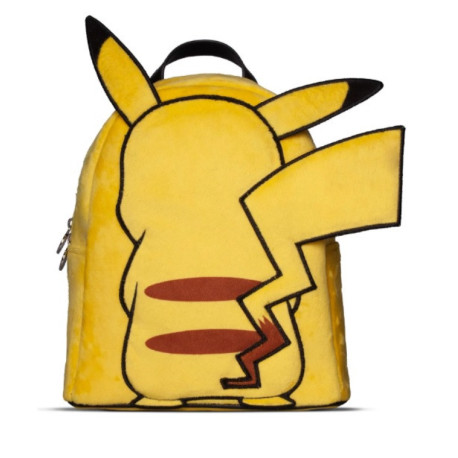 Mini Mochila Felpa Pokemon Pikachu