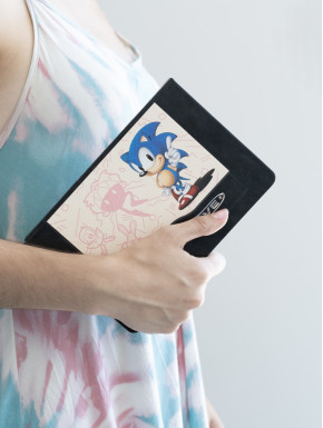 Cuaderno A5 Con Caja Sobrecubierta Sonic