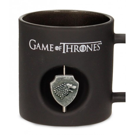 Taza cristal negro Stark 3D