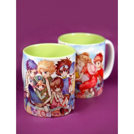 Taza Digimon characters