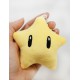 Peluche star Super Mario 10 cm