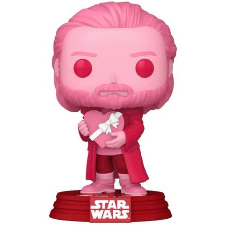 Star Wars Valentines POP! Star Wars Vinyl Figura Obi-Wan Kenobi 9 cm