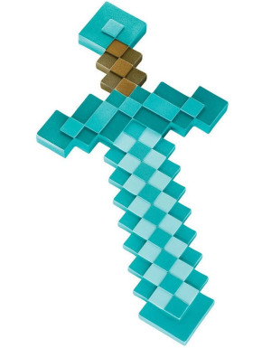 Minecraft Réplica Plástico Diamond Sword 51 cm
