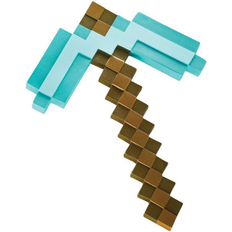 Minecraft Réplica Plástico Diamond Pickaxe 40 cm