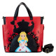 Bolso Bandolera Villana Loungefly Alice en el Pais de las Maravillas