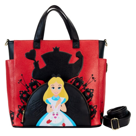 Bolso Bandolera Villana Loungefly Alice en el Pais de las Maravillas