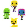 Lot de 4 Funkos POP ! Cauchemar avant Noël 9 cm