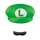 Kit mustache and cap, Luigi Super Mario