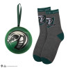 Bola de Natal com meias Slytherin Harry Potter