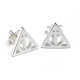 Boucles d'oreilles en argent massif Les reliques de la mort