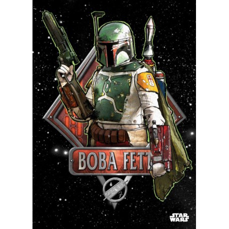 Poster metálico Star Wars Boba Fett