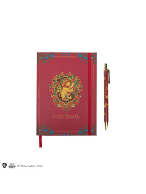 Libreta deluxe y bolígrafo Gryffindor Harry Potter