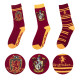 Set 3 pares de calcetines Gryffondor Harry Potter