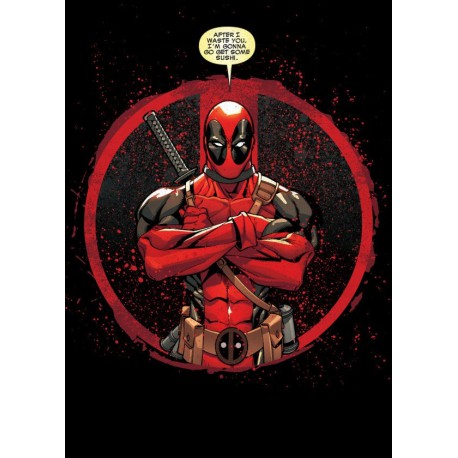 Poster metálico Deadpool