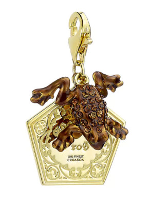 Colgante Charm Rana de chocolate oro Harry Potter