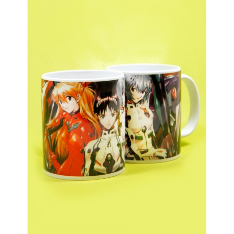 Mug Evangelion pilotes de l'équipage