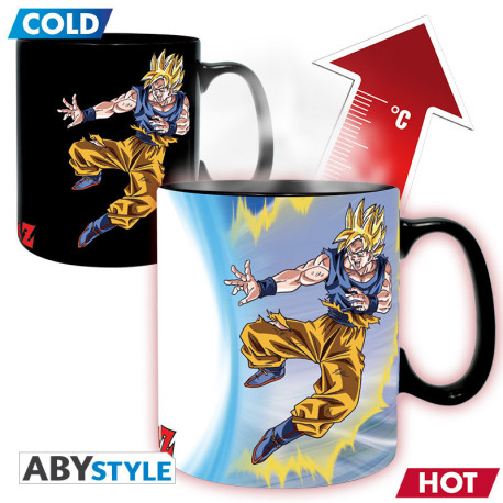 DRAGON BALL - Mug Heat Change - 460 ml - DBZ/ GokuVSBuu-cardboard x2