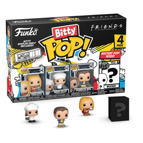 Pack de 4 Figuras Bitty POP! Phoebe Friends