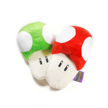 Super Mario zapatillas Mushroom verdes