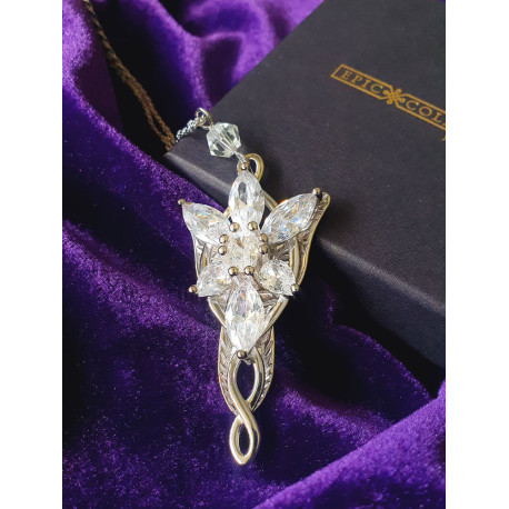 Pendentif Arwen en Argent sterling et Zircons