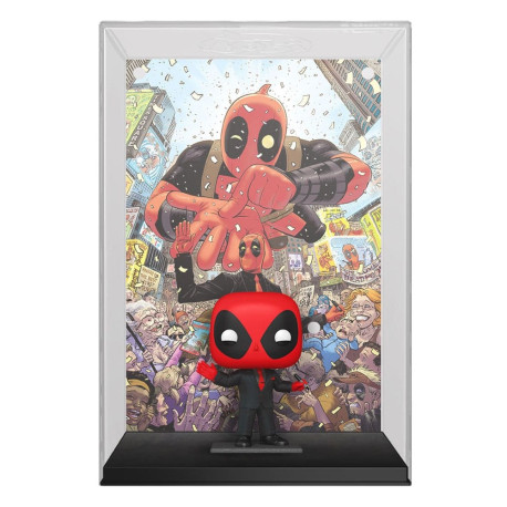 Marvel POP! Comic Cover Vinyl Figura Deadpool 2025 1 Deadpool in Black Suit 9 cm