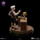 Pinocchio et Geppeto figurines de studio en fer