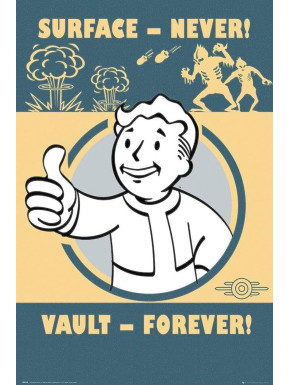 Poster Maxi 91.5x61 Vault Forever Fallout