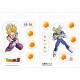 Jeu d'autocollants Gohan & Trunks Dragon Ball