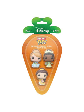 Lot de 3 figurines Disney Princesse Pocket Pop !