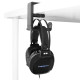 Soporte Auriculares Pinza Mars Gaming MHH Negro