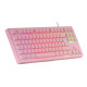 Clavier TKL H-Mech FRGB Mars Gaming MK023 Rose