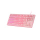 Clavier TKL H-Mech FRGB Mars Gaming MK023 Rose