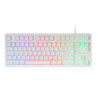 Teclado TKL H-Mech FRGB Mars Gaming MK023 Branco