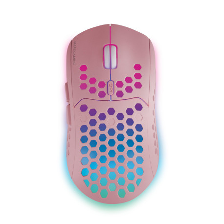 Ratón Gaming Inalámbrico Mars Gaming MMW3 Rosa