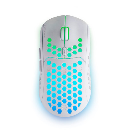 Souris de jeu sans fil Mars Gaming MMW3 Blanc