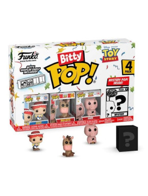 Toy Story Pack de 4 Figuras Bitty POP! Vinyl Jessie 2,5 cm