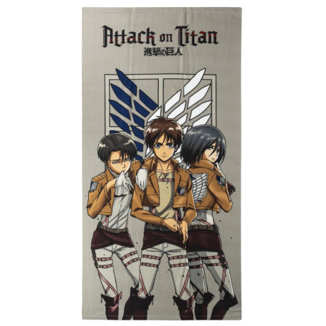 TOWEL POLYESTER ATTACK ON TITAN
