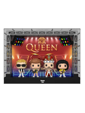 Queen Pack de 4 POP Moments Deluxe Vinyl Figuras Wembley Stadium