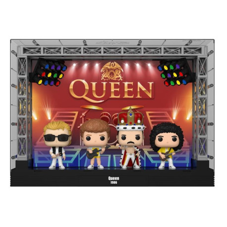 Queen Pack de 4 POP Moments Deluxe Vinyl Figuras Wembley Stadium