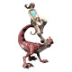 Figurines Mini Epics Lara Croft & Raptor Tomb Raider