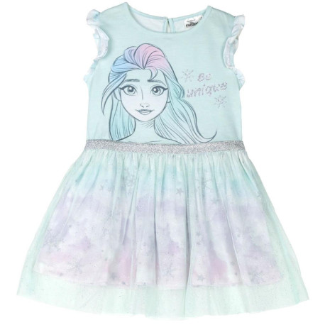 VESTIDO SINGLE JERSEY FANTASIA FROZEN
