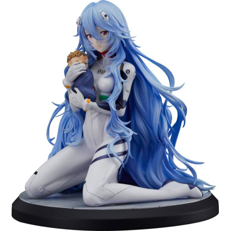 Rebuild of Evangelion Estatua PVC 1/7 Rei Ayanami Long Hair Ver. 16 cm