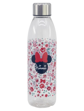 Botella de plástico Minnie Mouse Flores 980 ml