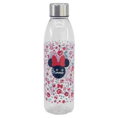 Botella de plástico Minnie Mouse Flores 980 ml