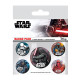 PYR - Set de chapas Star Wars Lado Oscuro