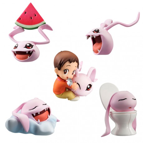 Pacote de 5 figuras Digimon Adventure da Megahouse