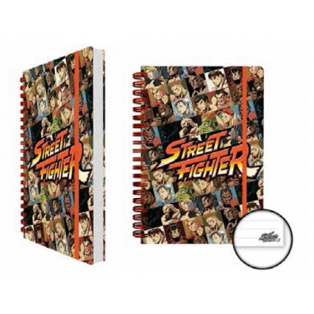 Cuaderno espiral A5 Street Fighter