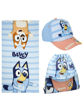 Toalla Set Saquito Bluey