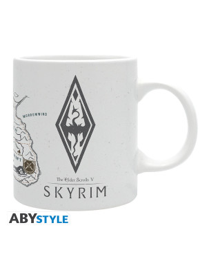SKYRIM - Mug - 320 ml - Map - subli - box x2